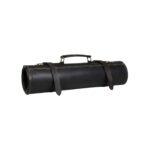 Lightweight Leather Knife Roll with Flexible Wrap Structure