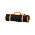 Stretchable Leather Knife Roll With Detachable Shoulder Strap