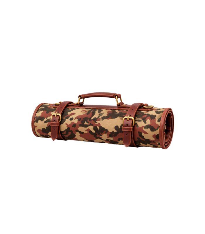 Zakara Camo Canvas & Leather Knife Roll
