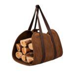 Canvas Wood Carrier With Lightweight & Waterproof