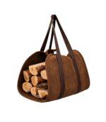 Canvas Wood Carrier With Lightweight & Waterproof