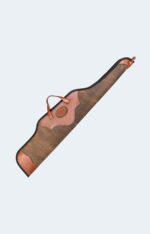 Premium Leather Scoped Rifle Case - Soft Padded Hunting Sleeve