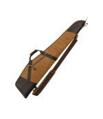 Waxed Canvas Leather Rifle Case - Padded Hunting Gun Sleeve