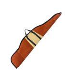 Suede Leather Rifle Case | Fleece-Lined Padded Hunting Sleeve