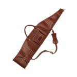 Luxury Full-Grain Leather Rifle Case | Soft Padded Hunting Sleeve