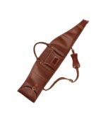 Luxury Full-Grain Leather Rifle Case | Soft Padded Hunting Sleeve