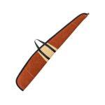 Suede Leather Shotgun Case - Premium Padded Hunting Sleeve