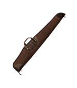 Premium Leather Scoped Rifle Case - 49 Padded Hunting Sleeve