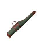 Reinforced Canvas & Leather Rifle Case with Webbing Shoulder Strap