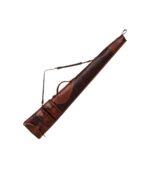 Handcrafted Leather Rifle Case with Dual Utility Pockets