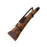 Vintage Distressed Leather Shotgun Slip Case - Padded Design