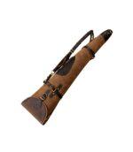 Vintage Distressed Leather Shotgun Slip Case - Padded Design