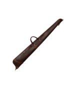 Distressed Brown Leather Shotgun Case | Handmade Hunting Slip