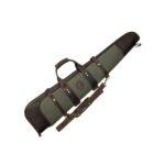 Canvas & Leather Scoped Takedown Rifle Case - Padded Hunting Sleeve