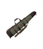 Canvas & Leather Scoped Takedown Rifle Case - Padded Hunting Sleeve