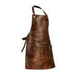 Brisket Boss Brown Butcher Apron
