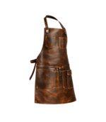 Brisket Boss Brown Butcher Apron