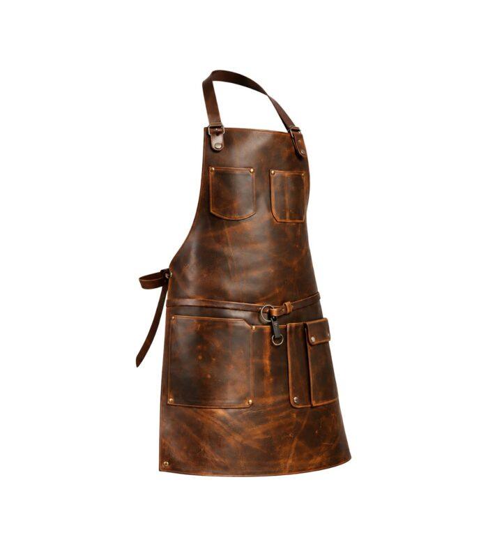 Brisket Boss Brown Butcher Apron