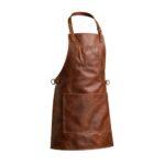 Front Pockets Yorkshire Full Grain Tan Brown Apron