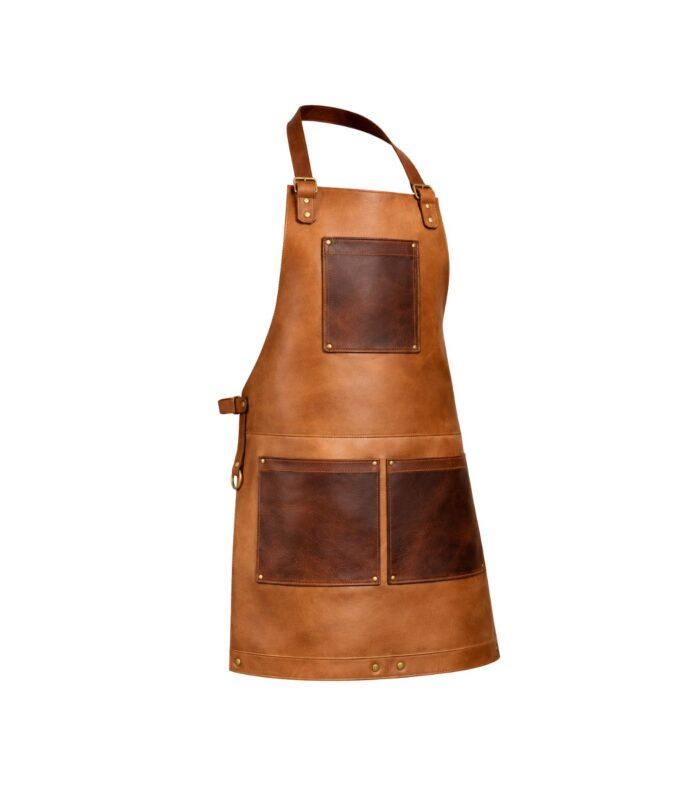Premium Brown Leather Apron