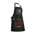 The Cornwall Black Canvas Crossbody Apron