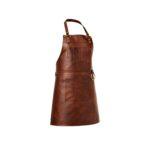 The Northumberland Dark Brown Leather Apron