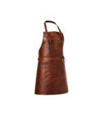 The Northumberland Dark Brown Leather Apron