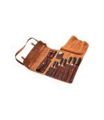 Genuine Classic Leather Knife Roll with Lightweight design - Image 2