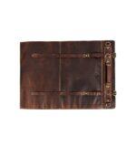 Walnut Brown Classic Leather Chef Knife Roll – 10 Slots - Image 2