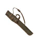 Hand-Sewn Waxed Canvas & Leather Rifle Case | Padded Hunting Sleeve - Image 2