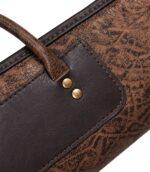 Leather Shotgun Case with Solid Brass Hardware - Image 2