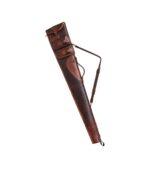 Handcrafted Leather Rifle Case with Dual Utility Pockets - Image 2