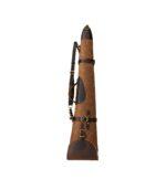 Vintage Distressed Leather Shotgun Slip Case - Padded Design - Image 2