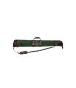Two-Tone Brown & Green Leather Rifle Case - Padded Hunting Sleeve - Image 2