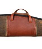 Saddle Leather Shotgun Case - Handcrafted Padded Hunting Sleeve - Image 2