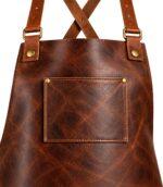 Handmade Water buffalo Leather Apron - Image 2