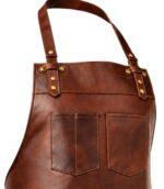The Northumberland Dark Brown Leather Apron - Image 2