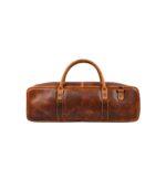 Brown Heritage Leather Knife Roll With Soft Padded - Image 2