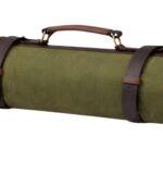 Handmade Waxed Leather Chef Knife Roll - Image 3