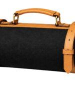 Stretchable Leather Knife Roll With Detachable Shoulder Strap - Image 3
