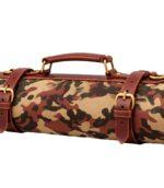 Zakara Camo Canvas & Leather Knife Roll - Image 3