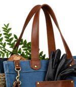 FieldBlue Waxed Canvas Wood Carrier With Comfortable Grip - Image 3