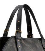 SmokeStone Waxed Canvas & Leather Log Carrier - Image 3