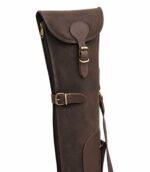 Waxed Leather Shotgun Case with Shoulder Strap - Image 3