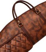 Full-Grain Leather Rifle Case | Premium Padded Hunting Sleeve - Image 3