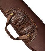 Premium Leather Scoped Rifle Case - 49 Padded Hunting Sleeve - Image 3