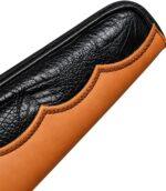 Embossed Elephant Print Leather Rifle Case - Padded Hunting Sleeve - Image 3