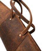 Distressed Leather Rifle Case | Full-Length YKK Zipper - Image 3