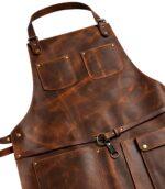Brisket Boss Brown Butcher Apron - Image 3