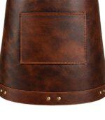 The Bristol Classic Dark Brown Full Grain Leather Apron - Image 3